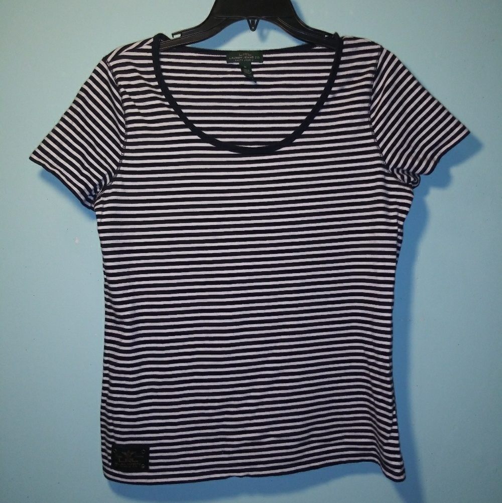 Lauren Ralph Lauren Tee-Shirt Short Sleeve Sz M